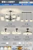 Lustre retrô estilo americano para sala de estar, novo modelo 2026, design de luxo leve italiano, luminária principal de cristal de alta qualidade, conjunto completo para toda a casa