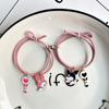 Amor Magnético Dibujos Animados Mejor Amigo Pareja Kulomi Cuerda de Mano Pulsera Pequeña de Goma Linda de Celebridad de Internet para Novio