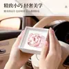 Clip Ambientador para Coche para Rejilla de Aire, Cubito de Hielo Pequeño Creativo con Fragancia, Desodorante de Aire Fresco, Fragancia para Coche