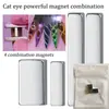 Ímã para Efeito Olho de Gato para Manicure Transfronteiriço 4 Combinações Olho de Gato Absorvente de Luz Multifuncional Pedra de Ferro Absorvente de Olho de Gato Tira Quadrada Magnética