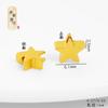 Accesorios de bricolaje de oro antiguo, cuentas enrolladas, cuentas sueltas, espaciador, oro roto, redondo, estrella de cinco puntas, luna, corazón de melocotón, cuentas de oro
