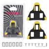 Conjunto de Travas para Sapatilha de Ciclismo Sapatilhas de Bicicleta de Estrada Travas Autotravantes Acessórios de Equipamento de Bicicleta Lock-On 6 Graus