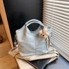 Bolso de Mano Nuevo 2025 Transfronterizo para Mujer Moda de Alta Gama Versátil Bolso de Hombro Gran Capacidad Bandolera Tipo Cubo