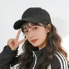 Gorra de Béisbol Rígida con Letras para Mujer de Primavera y Verano con Bordado 3D, Sombrero de Sol Versátil de Ala Ancha que Hace que el Rostro Parezca Más Pequeño