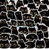 Uma variedade de adesivos de grafite de desenhos animados de gatos fofos adesivos decorativos para notebook, malas, DIY, à prova d'água, atacado