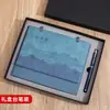 Novo Calendário de Mesa Criativo 2027 Ano do Carneiro em Couro, Decoração de Mesa para Escritório Comercial, Calendário Estilo Chinês com Logotipo Personalizado