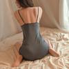 Fábrica de Lingerie Ailuruyuan Camisola Desejo Puro Alça Fina Seda Gelada Roupa de Dormir Sedutora Justa 5706