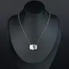 Collar Colgante Transfronterizo Europeo y Americano Primavera Nuevo Colgante Inicial Letra 26 Textura en Relieve Colgante Personalizado Accesorios Elegantes