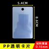Pad de Examen de Plástico PVC A4 Pad de Aprendizaje para Escribir Pad de Escritorio para Escribir Película de una y Doble Cara Pad Transparente A5