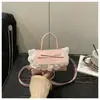 2026 Nuevo Estilo Ballet con Lazo de Encaje Otoño Temprano Gran Capacidad Bolso Cruzado Simple para Mujer Bolso Pequeño Cuadrado de Hombro