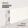 Rodapié de Aleación de Aluminio a Presión Base Ultraestrecha 6/8cm Ultradelgado Minimalista Estilo Crema Rodapié Metálico
