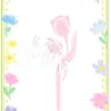 Estilo Ins Transfronterizo Te Amo Mamá Flor Decoración de Pastel de Acrílico Tulipán Día de la Mujer Tarjeta Insertable de Acrílico