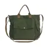Bolso de Hombro para Mujer y Hombre 2026 Nueva Moda Nicho Color Sólido Bolso de Clase para Estudiantes Gran Capacidad Lona Casual Bolso Cruzado