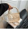 Bolsa Xadrez Moda Estilo Coreano para Mulheres 2025 Nova Bolsa Quadrada Pequena de Emenda Casual de Alta Qualidade Bolsa Transversal Simples e Versátil