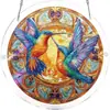Nova Decoração de Janela Pendurada Captadora de Luz de Quebra-Cabeça Acrílico da Amazon, Cena Colorida do Rio Moonlight, Decoração de Janela de Jardim 8