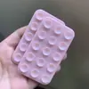 Nuevas 24 Piezas de Ventosa de Silicona Engrosada 10g Funda para Teléfono Móvil Cuadrada Ventosa Doble Cara Soporte para Teléfono Móvil de Una Cara En Stock