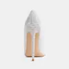 Tacones de escenario brillantes y lujosos a la moda, punta baja, disponibles en tallas 36-46, zapatos de salón para mujer, para exportación y venta al por mayor transfronteriza