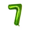Globo Digital de Papel de Aluminio de 40 pulgadas Forma de Set de Cumpleaños Suministros de Decoración para Fiestas Globos con Números de Cumpleaños Venta al por Mayor