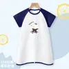 Pijamas de Verano para Bebé, Pijamas Finos de Algodón Puro, Ropa de Casa para Niños Pequeños, Ropa para Gatear, Ropa de Verano Transpirable y Cómoda para Niños y Niñas
