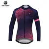 Ropa de Ciclismo Otoñal Xingheng Letra Nueva para Mujer Ropa y Pantalones de Ciclismo Transpirables Ropa de Ciclismo Estampada Top Largo