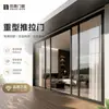 Puerta Deslizante de Alta Resistencia Venta al por Mayor Cerramiento para Patio de Villa Balcón Sistema de Puerta Deslizante de Aluminio Puerta de Vidrio Deslizante para Cocina Insonorizada