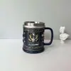 Taza Popular Transfronteriza V8V6 Resina Acero Inoxidable Taza de Agua Tiburón Blanco Decoración Adorno Venta al por Mayor Directa del Fabricante