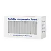 Toalla facial comprimida estilo inglés transfronteriza, en caja, con textura de perla, engrosada y ampliada, buena absorción de agua, toalla facial desechable