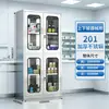 Gabinete de medicinas de acero inoxidable, gabinete de equipo, vitrina de farmacia, vitrina estéril, gabinete de limpieza de clínica, banco de trabajo de farmacia