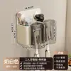 Portacepillos de Dientes con Ventosa, Vaso para Enjuague Bucal sin Taladro, Vaso para Cepillos de Dientes Montado en la Pared, Estante para Cepillos de Dientes Eléctricos para Baño Familiar