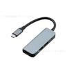 Estación de acoplamiento 4 en 1 Tipo-C a Hdtv+Usb*2+Pd Carcasa de aleación de aluminio Adecuada para computadoras portátiles