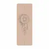 Venta al por mayor del fabricante Esterilla de Yoga de Caucho PU Caucho Natural Antideslizante Línea de Postura Esterilla de Fitness Esterilla de Lujo Esterilla de Yoga Engrosada