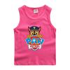 Chaleco para niño del equipo Wangwang, novedad de verano 2022, camiseta sin mangas para niño, ropa de bebé de media manga con bonitos dibujos animados, moda