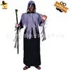 Cosplay de Halloween Fantasma do Terror Roupa Preta para Adultos Fantasia de Baile