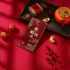 Sobres Rojos Esmerilados de Alta Gama con Impresión a Color Personalizada, Título de Aleación Centenaria, Sobres Rojos Estampados en Oro, Paquetes Rojos Universales al por Mayor