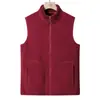 Colete para Homens e Mulheres, Mesmo Estilo, Forrado com Fleece, Quente, Outono e Inverno, Roupa Interna e Externa, Colete Forro, Jaqueta sem Mangas, Personalizável e Amostrável
