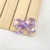 Acrílico UV Gelo Transparente Colorido Qq Laço Furo Reto Contas Soltas DIY Corrente para Celular Acessórios de Cabelo Acessórios de Joia para Pendurar na Bolsa