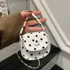 2026 Atacado PU Estampa de Bolinhas Pequena Mini Doce Fofa Tendência Moda Carteira de Moedas Ombro Cruzado Bolsa para Batom