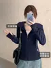 Chamarra sudadera corta con capucha para mujer de Shandong Jimo, nueva estilo coreano casual cárdigan para otoño temprano 2026 para personas petite