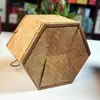 Caja de Regalo Hexagonal para el Festival del Bote del Dragón Caja Plegable Personalizada para Empaquetar Tamales Caja de Regalo Creativa para el Festival del Bote del Dragón Personalizada