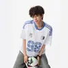 Camiseta de Jersey Estilo Deportivo Fina de Verano para Hombres y Mujeres, Malla Transpirable de Secado Rápido Manga Corta Holgada Casual Pareja Manga de Cinco Puntos