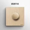 Electricista Internacional 86 Oro 16a Enchufe Oculto Doméstico Panel Cinco Orificios USB Alimentación de Pared Enchufe con Interruptor de Doble Control