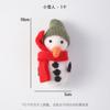 Colgante de Disfraz de Navidad DIY Muñeca de Fieltro Decoraciones Navideñas Flores Envoltura de Regalo Árbol de Navidad Colgante Pequeño