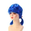 Anime Doble Cola de Caballo Niña Mariquita Accesorios para Escenario Set de Peluca en stock Peluca de Disfraz Mariquita L