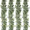 Enredadera Artificial de Eucalipto Estilo Americano Transfronteriza 180cm con Gypsophila y Hojas de Eucalipto, Planta Enredadera Estilo Ins