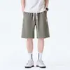 Pantalones Cortos para Hombre 2026 Verano Nuevos Estilo Americano Marca de Moda Sueltos Rectos Deportivos Ropa de Trabajo Casual Pantalones de Cinco Puntos