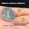 Plata de Ley S925 Chapada en Oro Onda de Agua Nube Auspiciosa Separador Anillo Cerrado Juguete de Cristal Cuerda Trenzada para Mano Collar Accesorios DIY