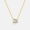 Colar de prata esterlina 925 com microincrustações em forma de pêra, corrente de clavícula, colar feminino de zircônia, venda imperdível internacional