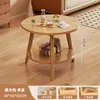 Mesa Redonda Pata de Madera Maciza Mesa de Comedor Nuevo Chino Color Nogal Habitación de Alquiler Apartamento Pequeño Mesa y Silla para el Hogar Mesa de Comedor Redonda
