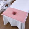 Toalla con Orificio para Cama de Salón de Belleza, Toalla Grande Suave Gruesa Absorbente Almohadilla Facial para Cama de Masaje