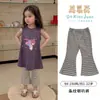 Talla RollosEstilo Coreano Sencillo para Niñas Verano Versátil de Moda Pantalones de Campana - 710762